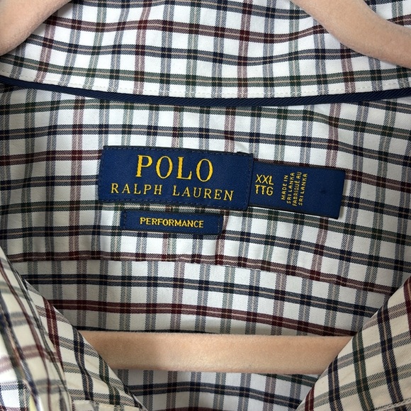 Polo Ralph Lauren Performance Button Down Plaid Shirt size XXL - Picture 3 of 7